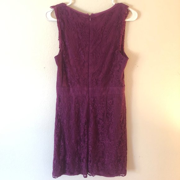 Brixon Ivy Medina Stretch Lace Dress Purple Stitch Fix Women Size M - Picture 3 of 6